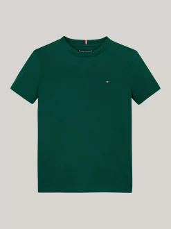 T-Shirty I Koszulki Polo*Tommy Hilfiger T-shirt Z Okrągłym Dekoltem ORNAMENTAL GREEN