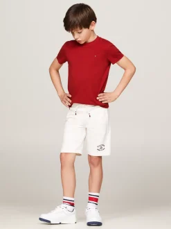 T-Shirty I Koszulki Polo*Tommy Hilfiger T-shirt Z Okrągłym Dekoltem DARK MAGMA