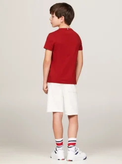 T-Shirty I Koszulki Polo*Tommy Hilfiger T-shirt Z Okrągłym Dekoltem DARK MAGMA