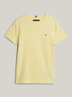 T-Shirty I Koszulki Polo*Tommy Hilfiger T-shirt Z Okrągłym Dekoltem LEMON ZEST