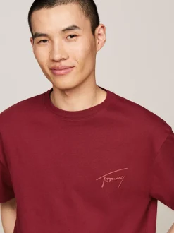 T-Shirty*Tommy Hilfiger T-shirt Z Okrągłym Dekoltem Z Logo RED CARPET