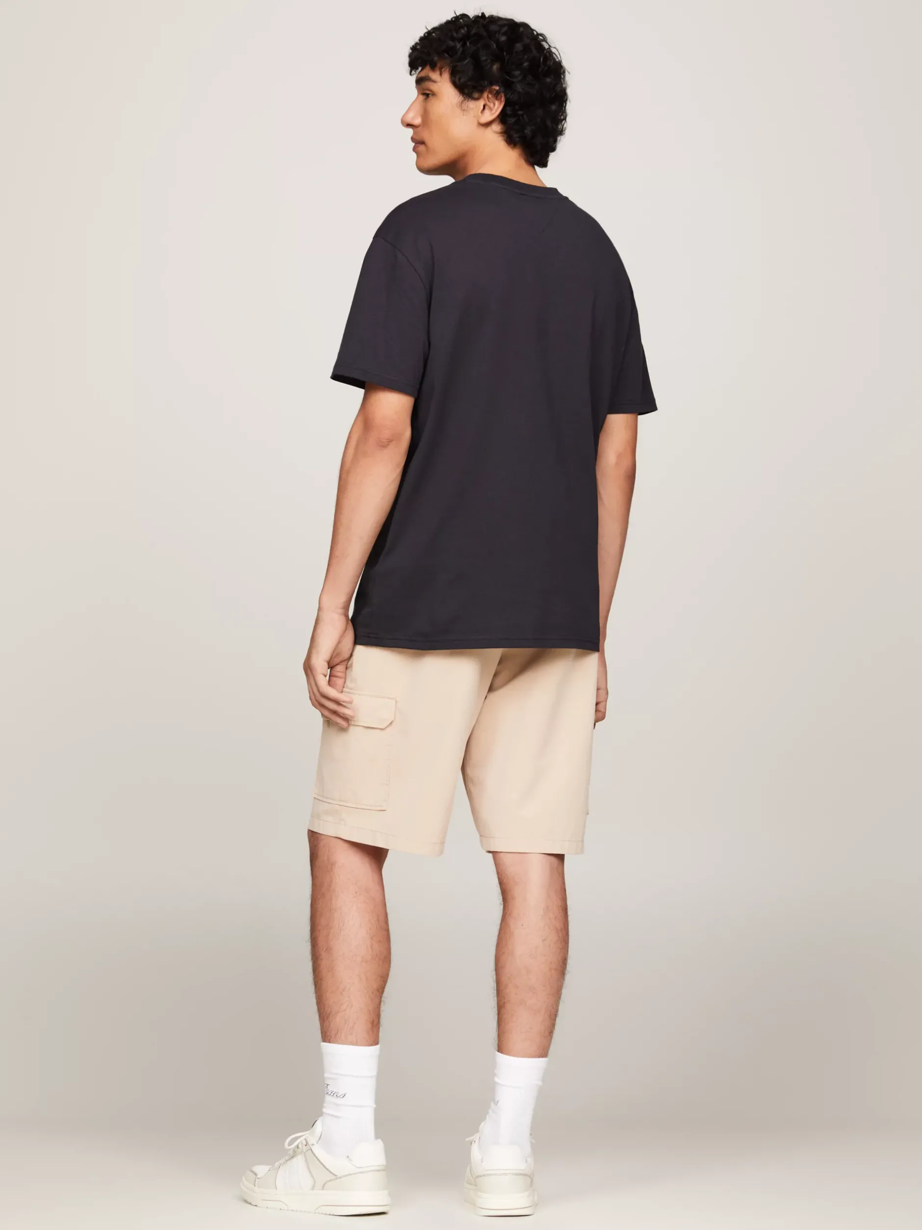 T-Shirty*Tommy Hilfiger T-shirt Z Okrągłym Dekoltem I Logo BLACK