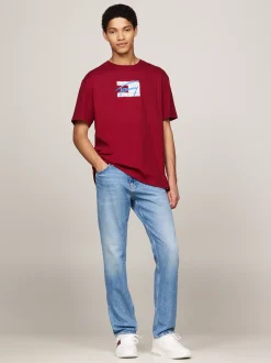 T-Shirty*Tommy Hilfiger T-shirt Z Okrągłym Dekoltem I Logo RED CARPET