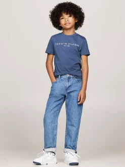 Topy I T-Shirty|T-Shirty I Koszulki Polo*Tommy Hilfiger T-shirt Z Okrągłym Dekoltem Z Logo AEGEAN SEA
