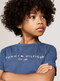Topy I T-Shirty|T-Shirty I Koszulki Polo*Tommy Hilfiger T-shirt Z Okrągłym Dekoltem Z Logo AEGEAN SEA