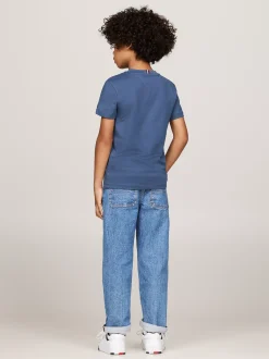 Topy I T-Shirty|T-Shirty I Koszulki Polo*Tommy Hilfiger T-shirt Z Okrągłym Dekoltem Z Logo AEGEAN SEA