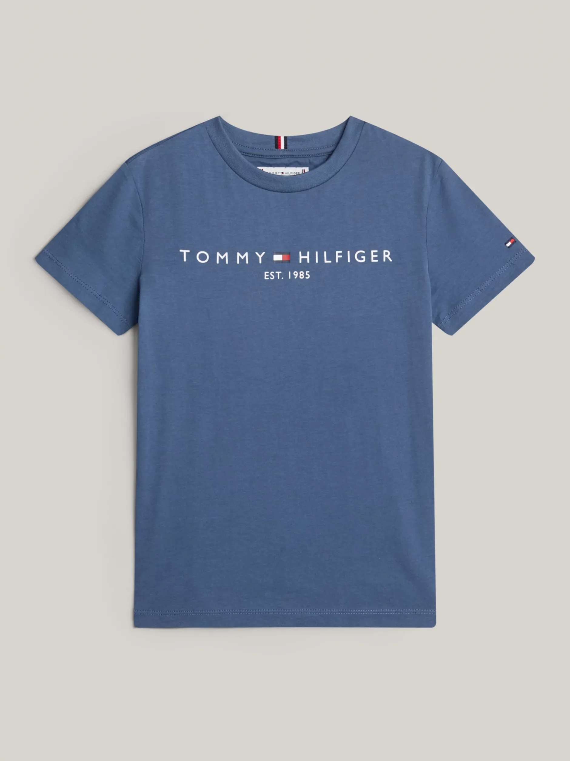 Topy I T-Shirty|T-Shirty I Koszulki Polo*Tommy Hilfiger T-shirt Z Okrągłym Dekoltem Z Logo AEGEAN SEA