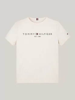 Topy I T-Shirty|T-Shirty I Koszulki Polo*Tommy Hilfiger T-shirt Z Okrągłym Dekoltem Z Logo CALICO HEATHER