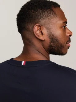 T-Shirty*Tommy Hilfiger T-shirt Z Okrągłym Dekoltem Z Kolekcji Plus DESERT SKY