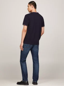 T-Shirty*Tommy Hilfiger T-shirt Z Sygnowanymi Paskami DESERT SKY