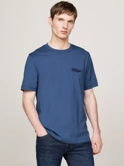 T-Shirty*Tommy Hilfiger T-shirt Z Wyhaftowanym Logo AEGEAN SEA