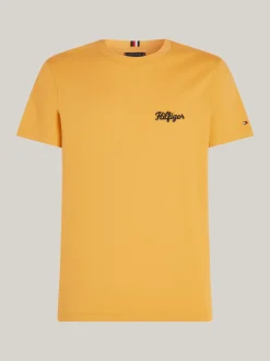 T-Shirty*Tommy Hilfiger T-shirt Z Wyhaftowanym Logo CITY YELLOW