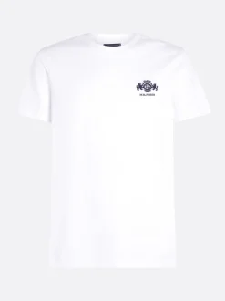 T-Shirty*Tommy Hilfiger T-shirt Z Wyhaftowanym Logo WHITE