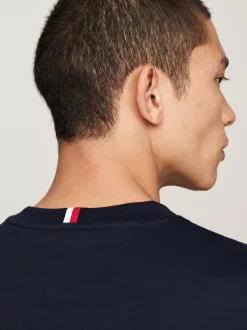 T-Shirty*Tommy Hilfiger T-shirt Z Wyszywanym Monogramem TH DESERT SKY
