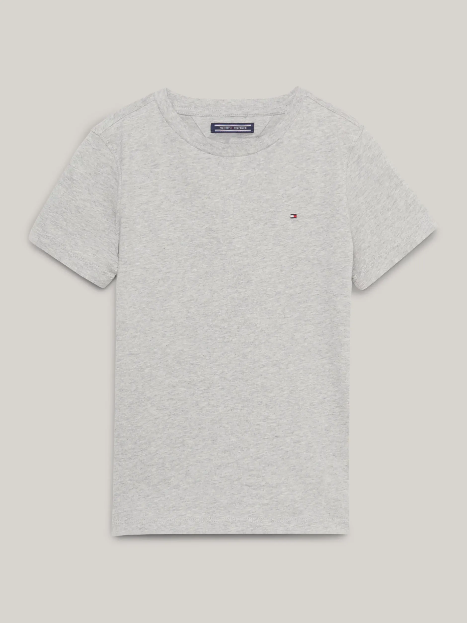 T-Shirty I Koszulki Polo*Tommy Hilfiger Uniwersalny T-shirt Z Bawełny Organicznej GREY HEATHER
