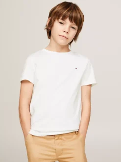 T-Shirty I Koszulki Polo*Tommy Hilfiger Uniwersalny T-shirt Z Bawełny Organicznej BRIGHT WHITE