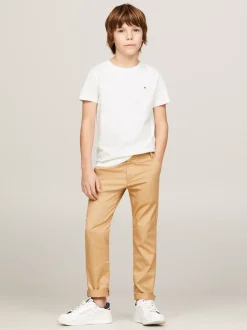 T-Shirty I Koszulki Polo*Tommy Hilfiger Uniwersalny T-shirt Z Bawełny Organicznej BRIGHT WHITE
