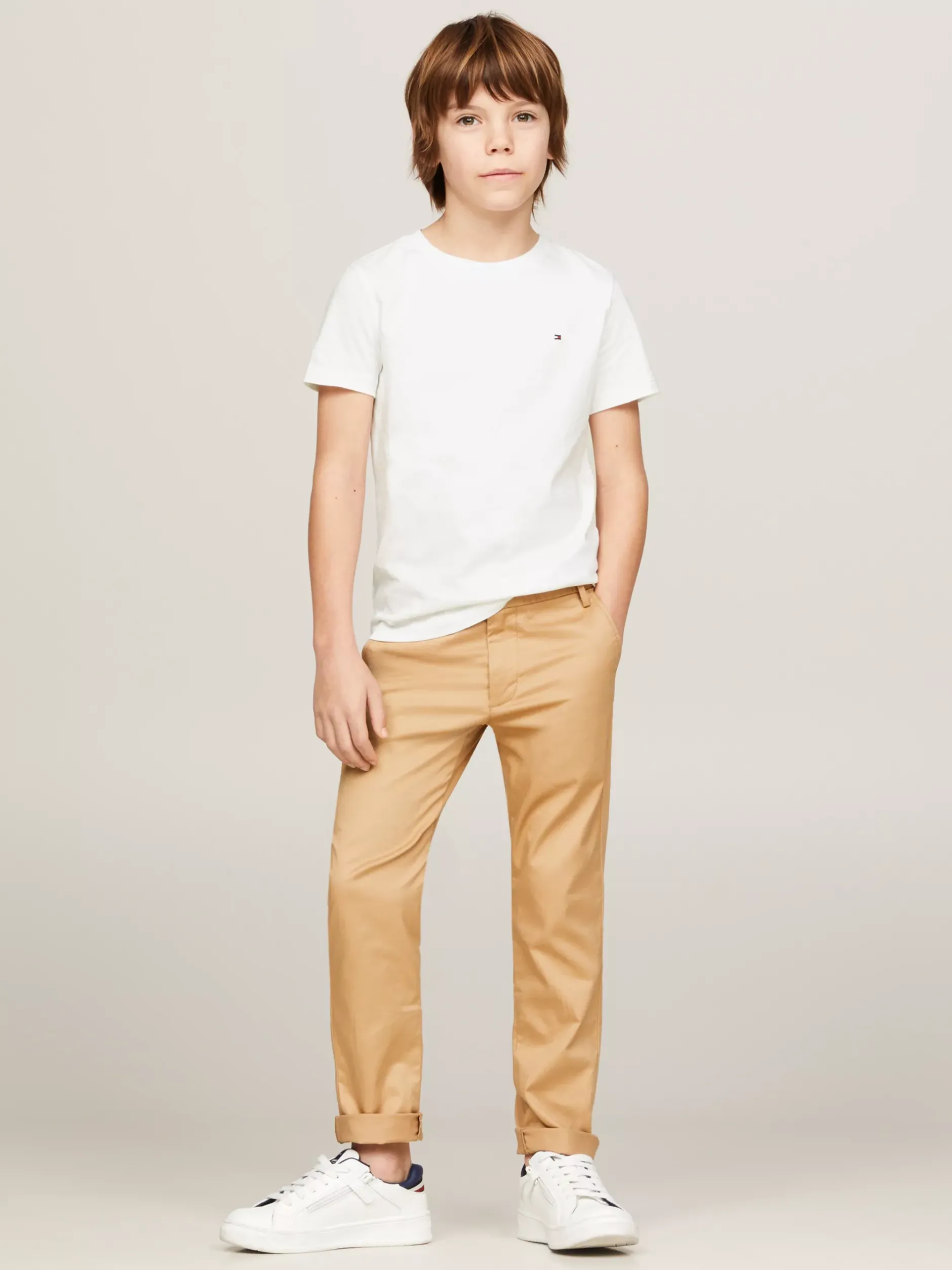 T-Shirty I Koszulki Polo*Tommy Hilfiger Uniwersalny T-shirt Z Bawełny Organicznej BRIGHT WHITE
