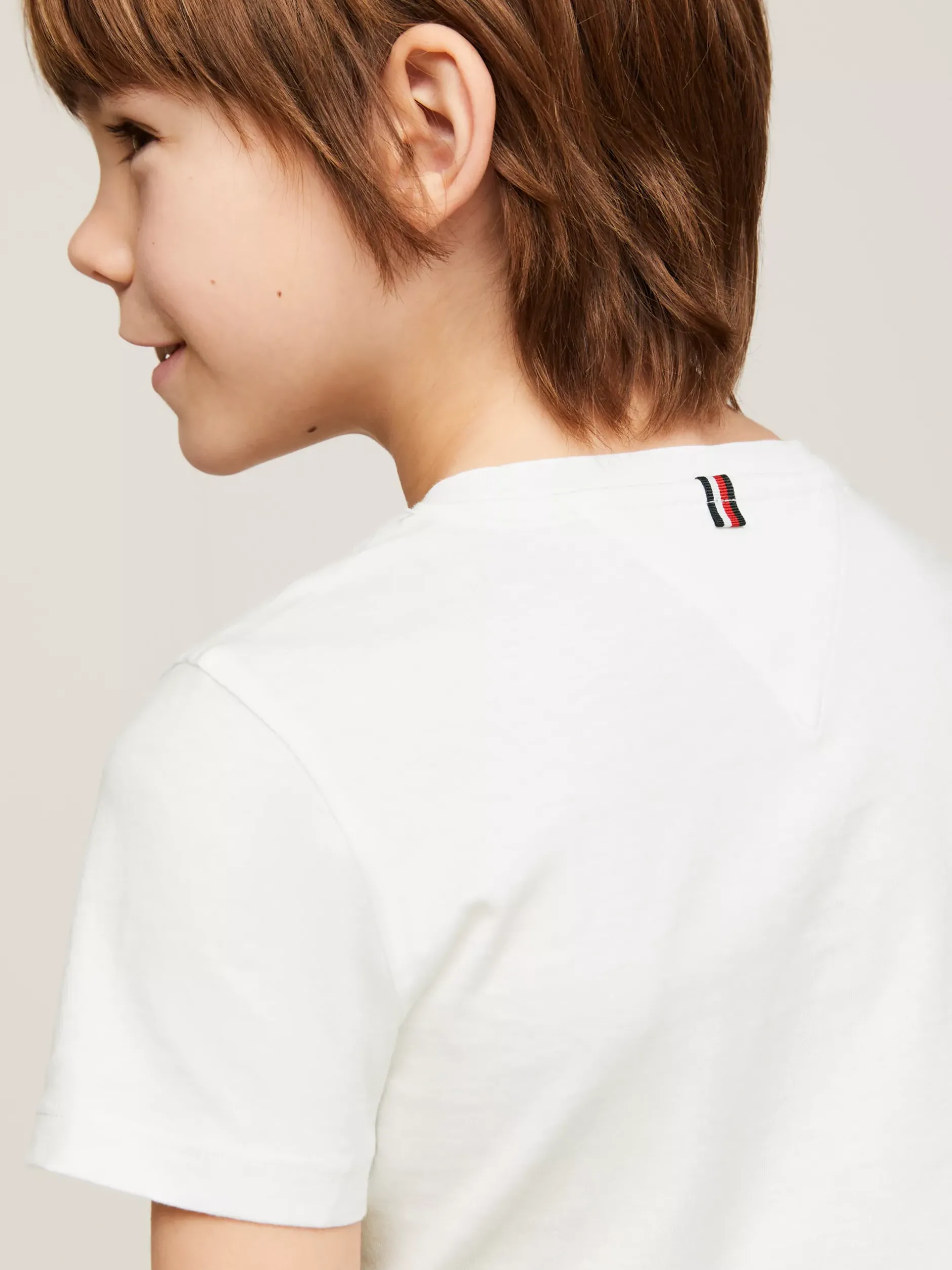 T-Shirty I Koszulki Polo*Tommy Hilfiger Uniwersalny T-shirt Z Bawełny Organicznej BRIGHT WHITE