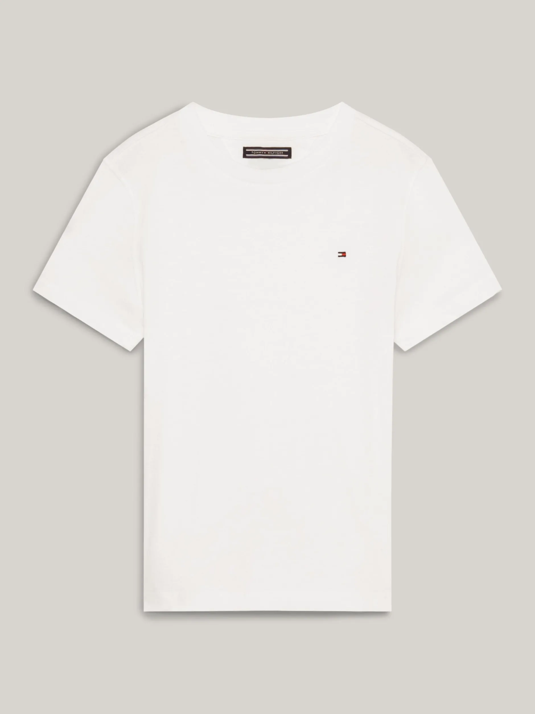 T-Shirty I Koszulki Polo*Tommy Hilfiger Uniwersalny T-shirt Z Bawełny Organicznej BRIGHT WHITE
