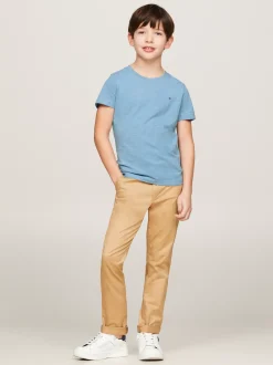 T-Shirty I Koszulki Polo*Tommy Hilfiger Uniwersalny T-shirt Z Bawełny Organicznej DARK ALLURE HEATHER