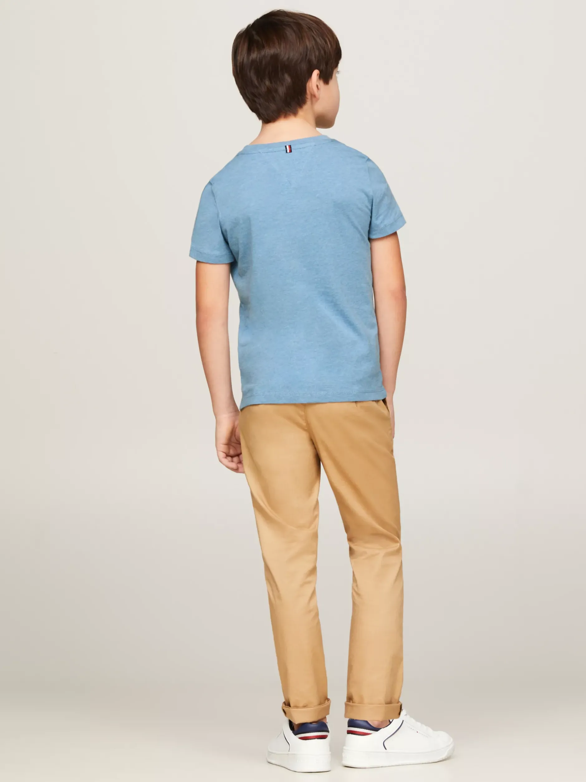 T-Shirty I Koszulki Polo*Tommy Hilfiger Uniwersalny T-shirt Z Bawełny Organicznej DARK ALLURE HEATHER