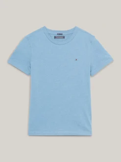T-Shirty I Koszulki Polo*Tommy Hilfiger Uniwersalny T-shirt Z Bawełny Organicznej DARK ALLURE HEATHER
