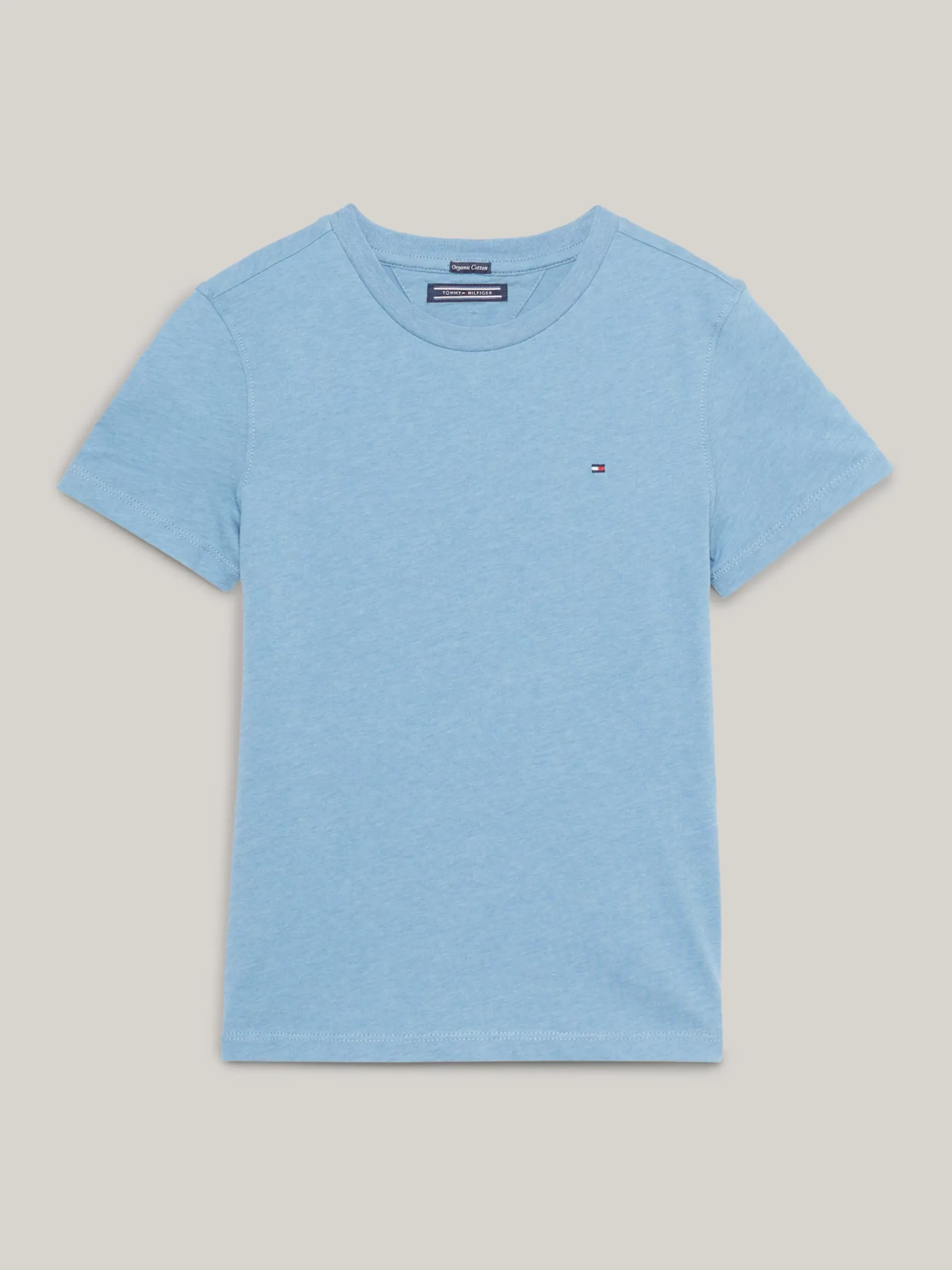 T-Shirty I Koszulki Polo*Tommy Hilfiger Uniwersalny T-shirt Z Bawełny Organicznej DARK ALLURE HEATHER