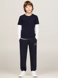 T-Shirty I Koszulki Polo*Tommy Hilfiger Uniwersalny T-shirt Z Bawełny Organicznej SKY CAPTAIN