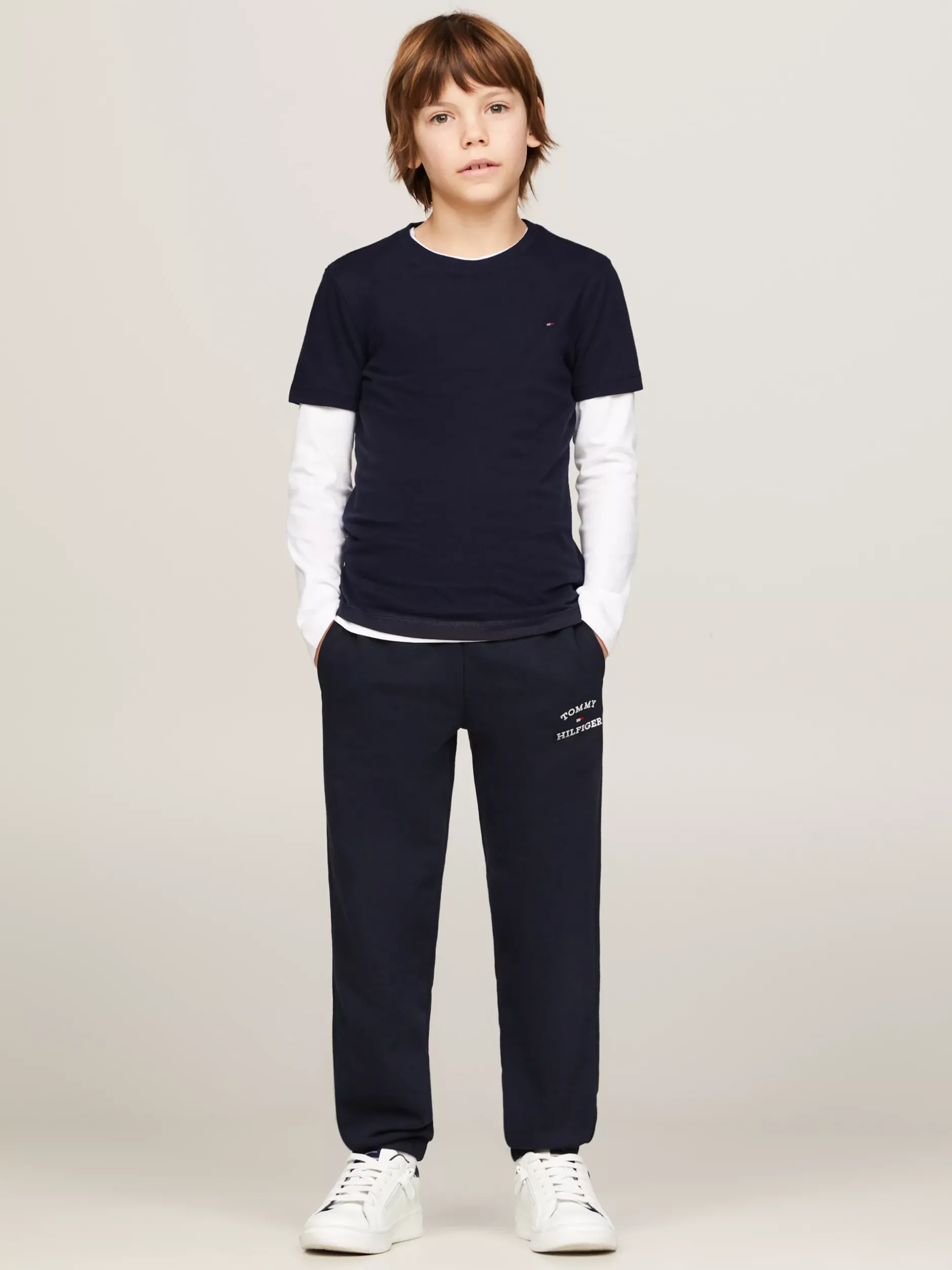 T-Shirty I Koszulki Polo*Tommy Hilfiger Uniwersalny T-shirt Z Bawełny Organicznej SKY CAPTAIN