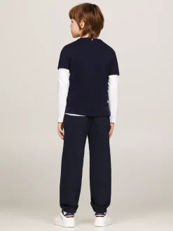 T-Shirty I Koszulki Polo*Tommy Hilfiger Uniwersalny T-shirt Z Bawełny Organicznej SKY CAPTAIN