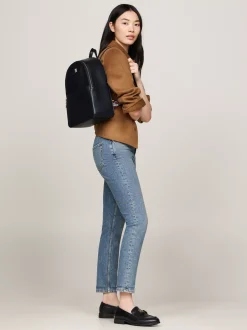 Plecaki*Tommy Hilfiger Usztywniany Plecak Corporate SPACE BLUE