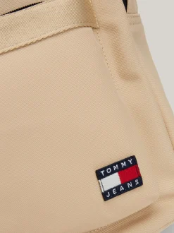 Plecaki*Tommy Hilfiger Usztywniany Plecak Essential Z Logo GENTLE GOLD