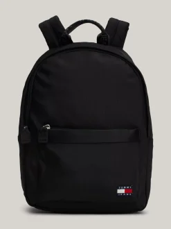 Plecaki*Tommy Hilfiger Usztywniany Plecak Essential Z Logo BLACK