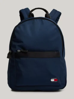 Plecaki*Tommy Hilfiger Usztywniany Plecak Essential Z Logo DARK NIGHT NAVY