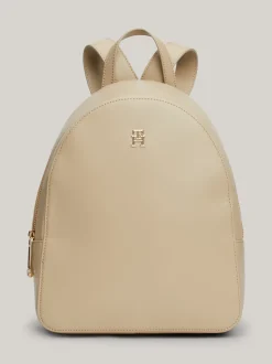 Plecaki*Tommy Hilfiger Usztywniany Plecak Hilfiger Monotype BEIGE