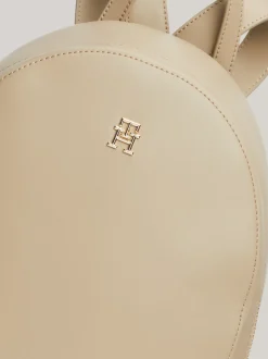 Plecaki*Tommy Hilfiger Usztywniany Plecak Hilfiger Monotype BEIGE