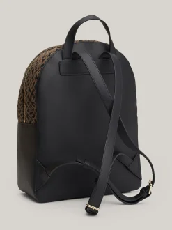 Plecaki*Tommy Hilfiger Usztywniany Plecak TH Jaquard BLACK