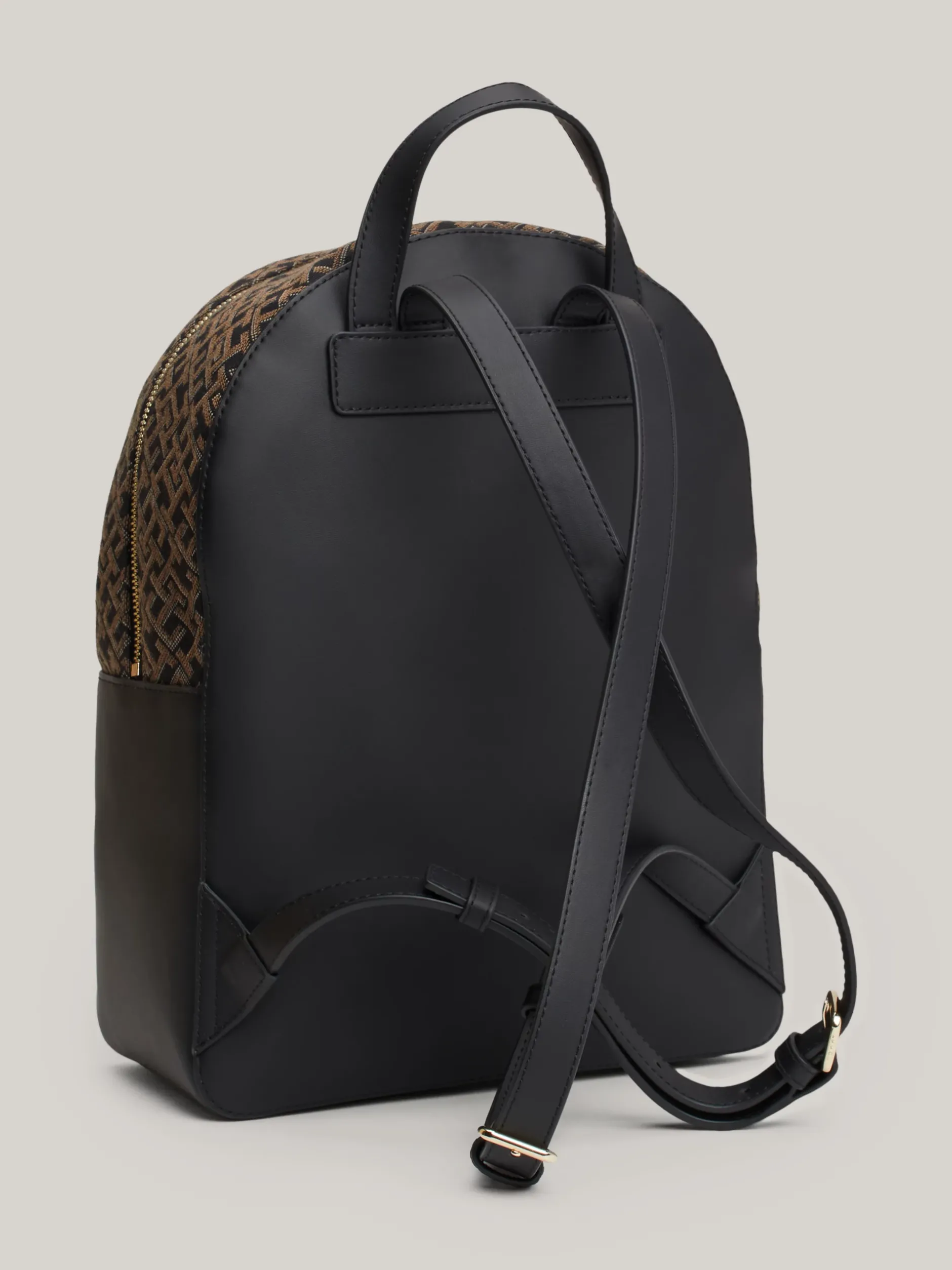 Plecaki*Tommy Hilfiger Usztywniany Plecak TH Jaquard BLACK