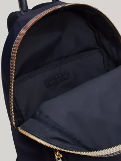Plecaki*Tommy Hilfiger Usztywniany Plecak Z Monogramem TH SPACE BLUE