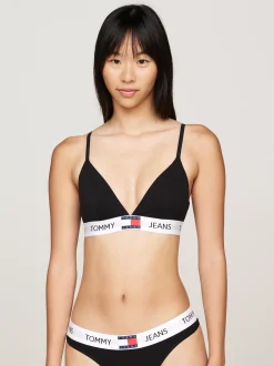 Biustonosze|Bielizna*Tommy Hilfiger Usztywniony Biustonosz Typu Bralette Heritage BLACK