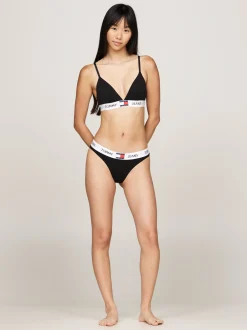 Biustonosze|Bielizna*Tommy Hilfiger Usztywniony Biustonosz Typu Bralette Heritage BLACK