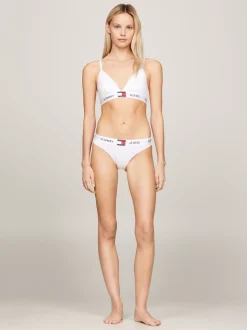 Biustonosze|Bielizna*Tommy Hilfiger Usztywniony Biustonosz Typu Bralette Heritage WHITE