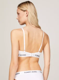 Biustonosze|Bielizna*Tommy Hilfiger Usztywniony Biustonosz Typu Bralette Heritage WHITE