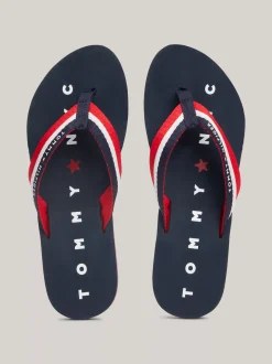Sandały*Tommy Hilfiger Webbing Beach Sandals MIDNIGHT