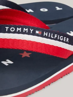 Sandały*Tommy Hilfiger Webbing Beach Sandals MIDNIGHT