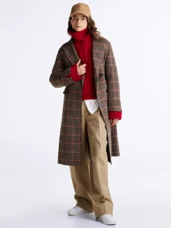 Swetry|Dzianina*Tommy Hilfiger Wełniany Golf O Kroju Oversize PRIMARY RED