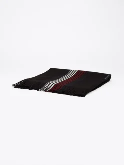 Czapki I Szaliki*Tommy Hilfiger Wełniany Szalik Corporate BLACK