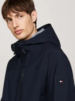 Kurtki & Płaszcze*Tommy Hilfiger Wiatroszczelna Kurtka Z Kapturem DESERT SKY
