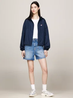 Kurtki & Płaszcze*Tommy Hilfiger Wiatrówka Chicago Z Kapturem DARK NIGHT NAVY